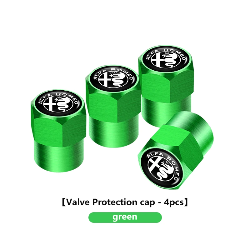 Premium Car Wheel Tire Valve Caps - Stylish Dust-proof Rim Stem Covers