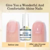 LIMEGIRL 3pcs/Kit Nail Art Soaking Base Coat Clear Coat Nail Polish with Cuticle Nail Care Softener UV Gel Multipurpose Nail Kit 3