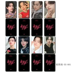8PC/SET No Repeat TXT YEONJUN Magazine Cover Poster Cui Ranjun Lifestyle Photo Picture Double-sided Printed Rounded Small Card