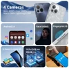 Cwowdefu S18, Smartphone Global Version Android 14, 6.58" Incell 2.4K Display, Unisoc T616, 16GB(8+8GB) 256GB, 48MP AI Cam , NFC 2