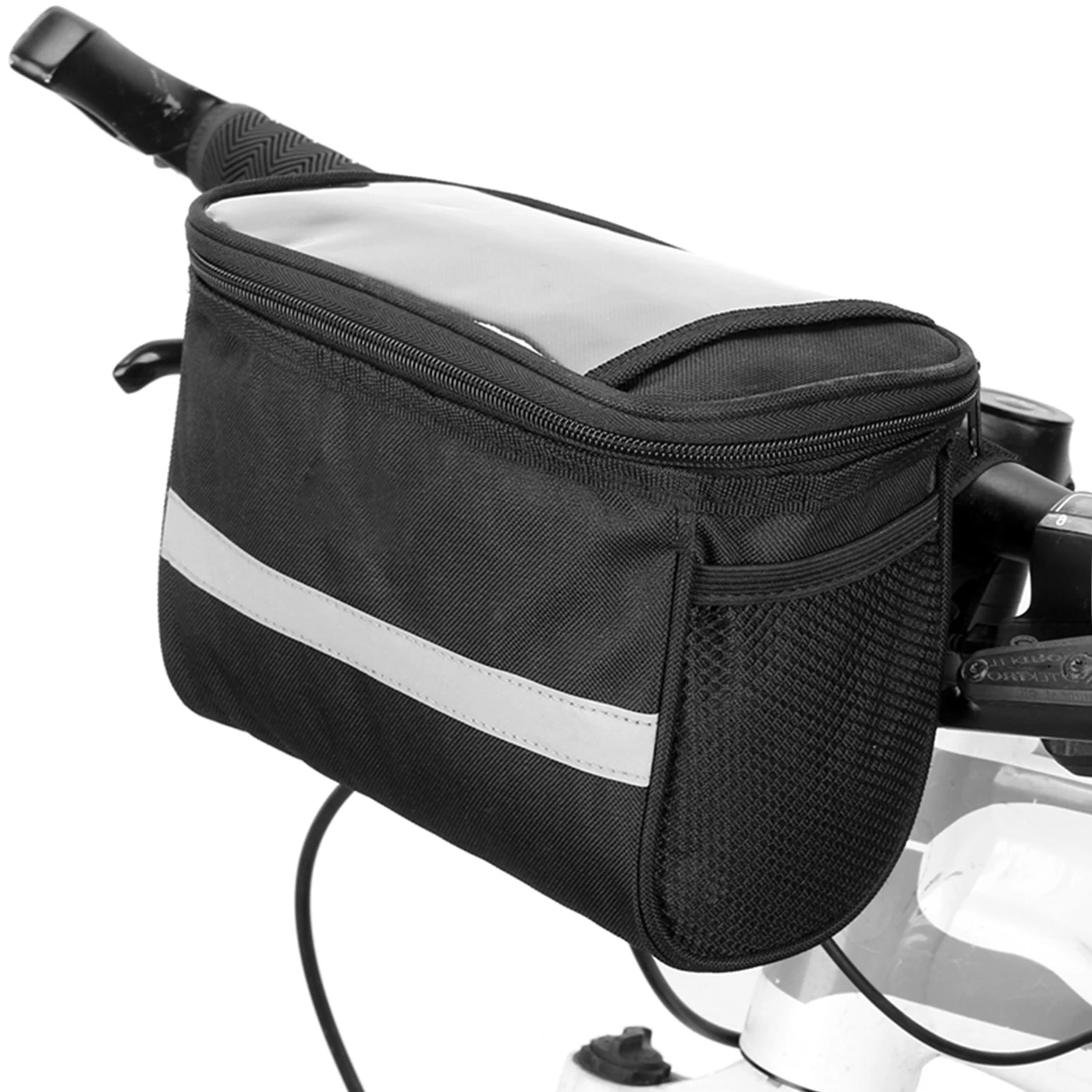 Cesta Delantera Para Bicicleta De Niños Impermeable | Bolsa Para Manillar Con Cierre Y Fácil Instalación Para Bici, Scooter O Triciclo