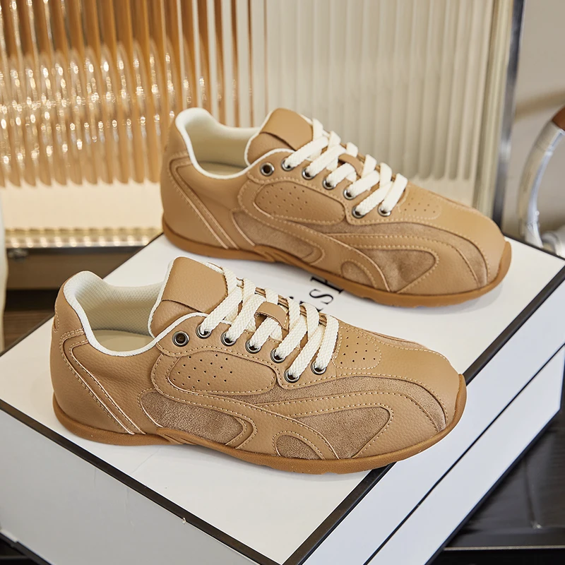AIYUQI 2025 New Women German Training Shoes Flat Lace-up Sneakers Women Fashion Anti-slip Running Casual Shoes For Women 5