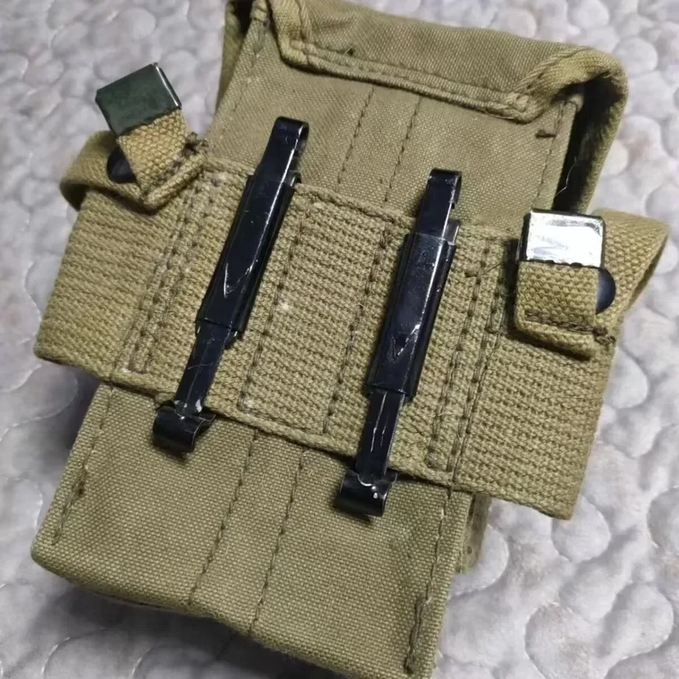 tomwang2012.GENUINE ORIGINAL Surplus Vietnam Era US M1956 Ammo Pouch Magazine Pack Mag