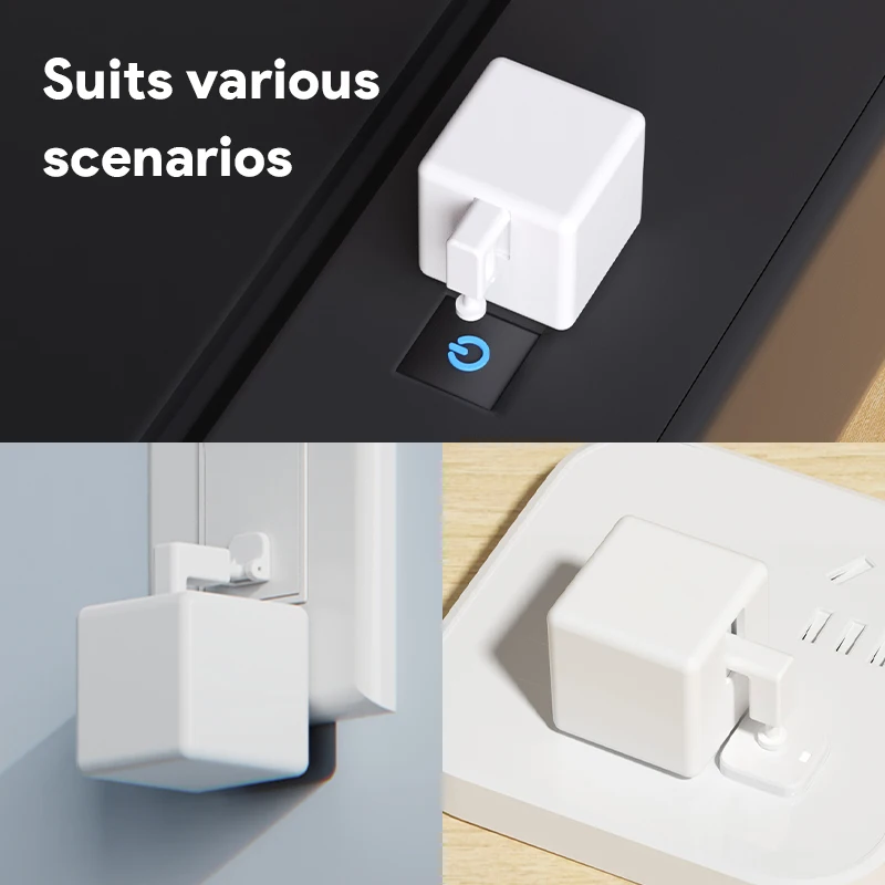 Tuya Bluetooth Smart Fingerbot Switch Bot Button Pusher Remote Control Finger Robot Work With Alexa Google Home Voice Assitant, Alina Gadgets