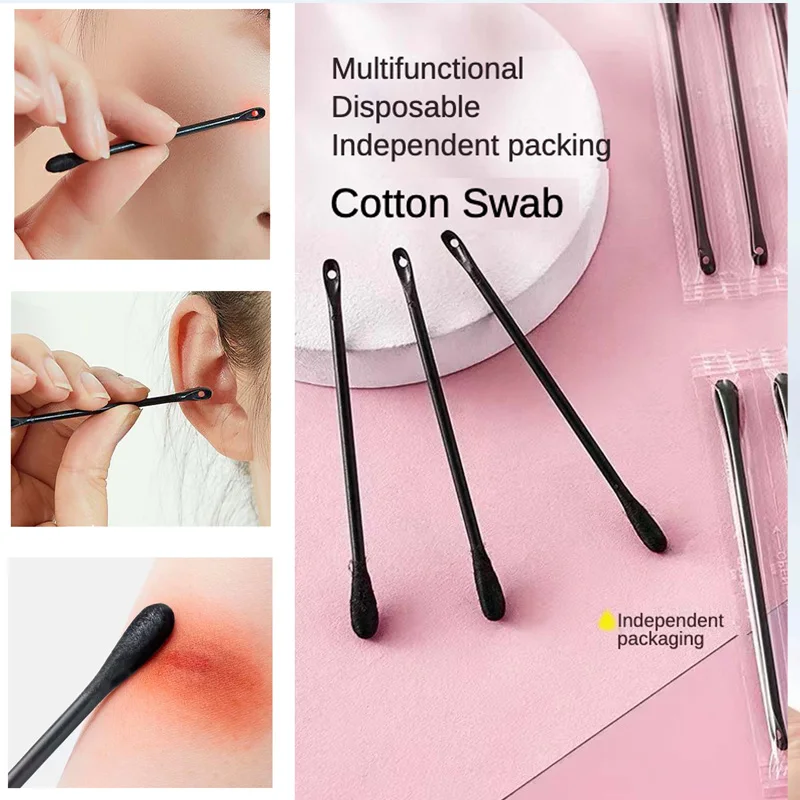Disposable Ear Cleaner Individually Packaged Cotton Swab Ear Cleaner Squeeze Blackheads  Acne Clean Earwax Earpick Health Care 2