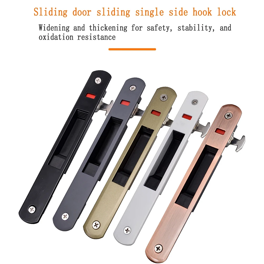 Description Picture 2 of itemReliable and Practical Zinc Alloy 90 Single Side Hook Lock for Glass Balcony Sliding Door Superior Functionality