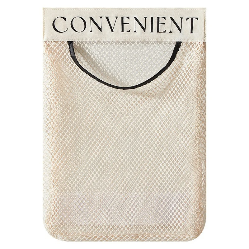 Mesh Wall-Mount Storage Bag and Organizer