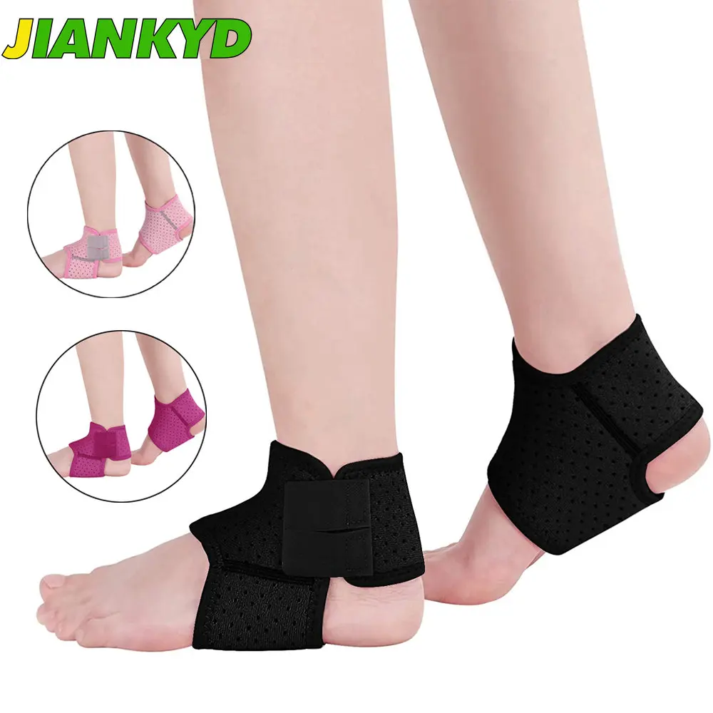 

1Pair Kids Ankle Brace Supports Ankle Stabilizer Adjustable Child Ankle Protector Wraps Sports Dance Foot Support Arch Supports