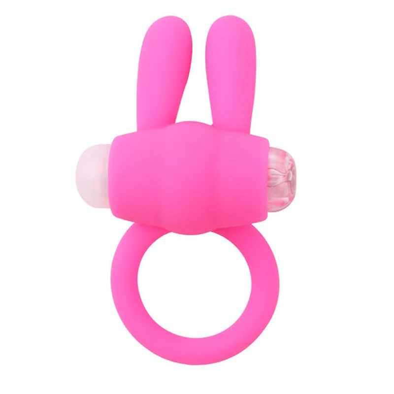 ●Penis Ring Vibrator For Couple Clitoris Massager Delay Ejaculation Silicone Vibrating Cock Ring Masturbation Cockring Sex Toys