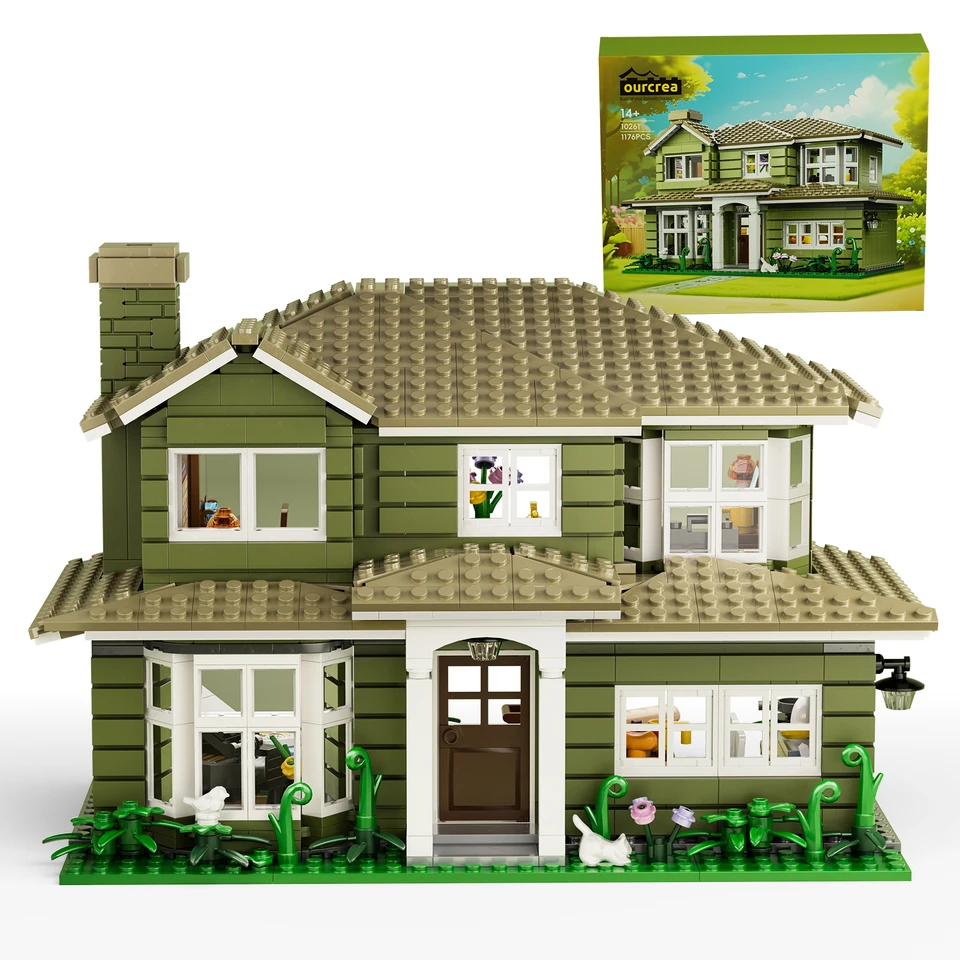 Dunphy House Modern Architecture Building Blocks Set