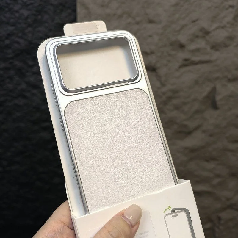 Luxury Leather Business Sheepskin Shockproof Phone Case - Original Colors