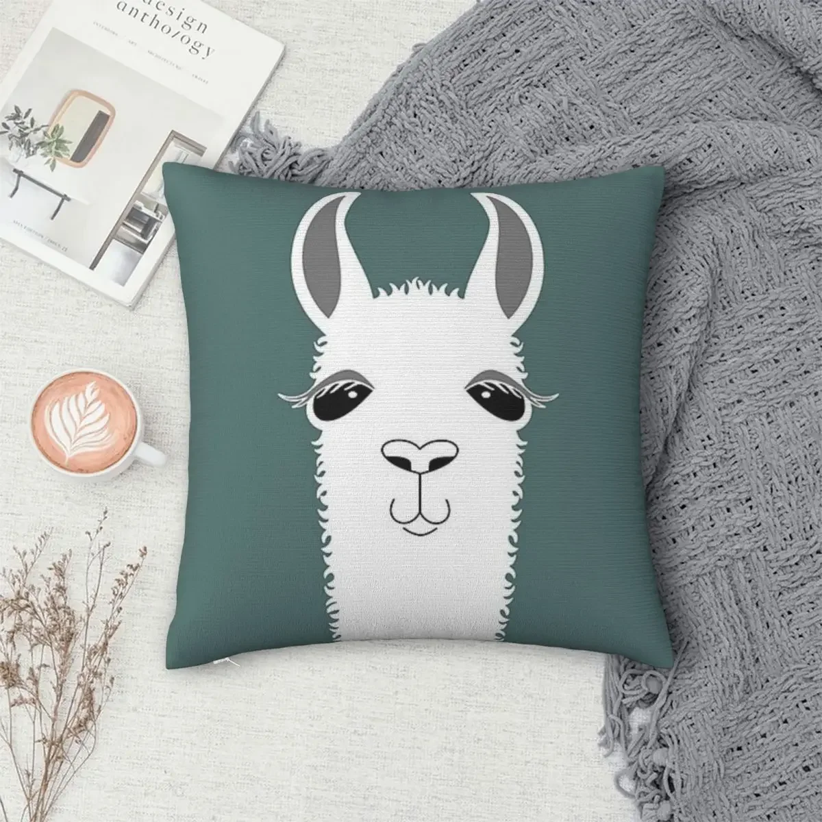 

Llama Alpaca Animal Pillowcase Polyester Pillows Cover Cushion Comfort Throw Pillow Sofa Decorative Cushions Used for Home Sofa