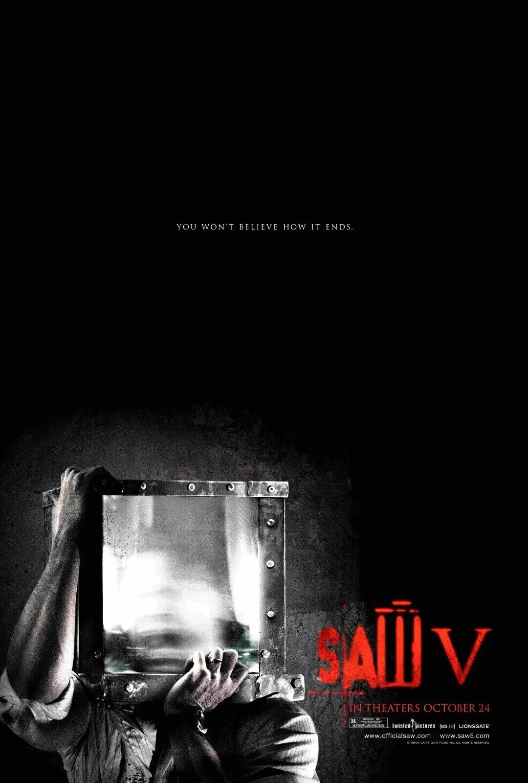 

2008 Saw V Movie Art Picture Print Silk Poster Home Wall Decor