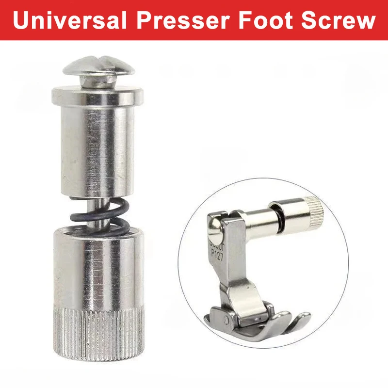 

Universal Foot Screw Flat Car Presser Foot Replacement Screw Strong Durable Presser Foot Industrial Sewing Accessories