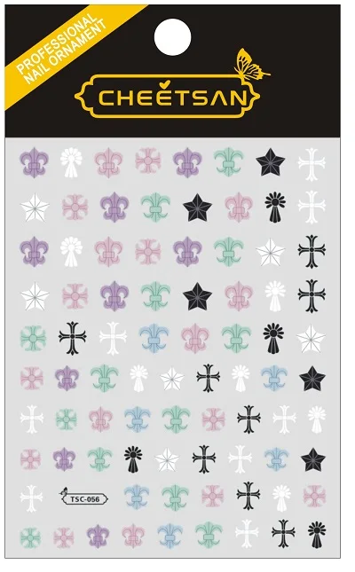 Sherlock TSC-027 3d Nail Art Sticker Slider Stamp Decor For Nails Accessories For Professionals 4