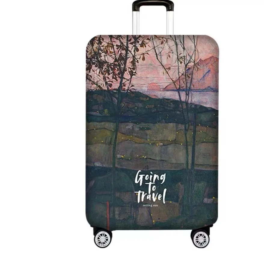 thumbnail image 1 of Funda protectora para equipaje de viaje, resistente al polvo, con cremallera, adecuada para maletas de 18 a 32 pulgadas, funda protectora para carrito, accesorios de viaje, 1 of 4