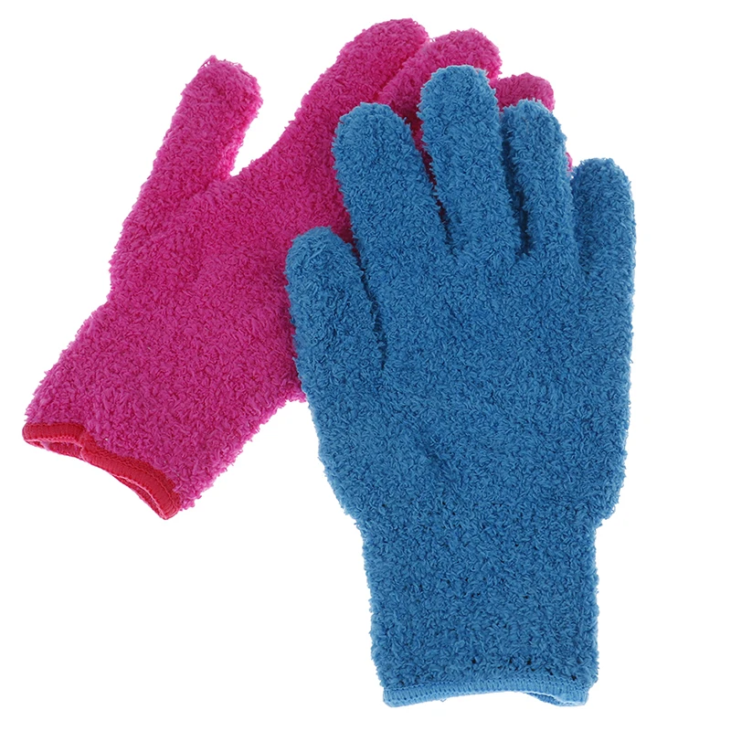 Microfiber Dusting Cleaning Glove Mitt Cars Windows Dust Remover Tool Reusable Cleaning Glove 1pc