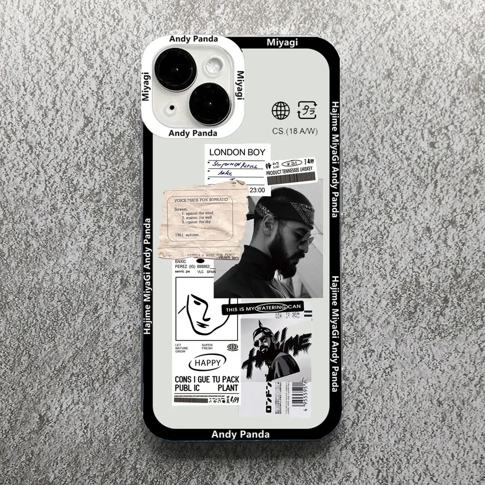 Hajime MiyaGi Andy Panda Transparent Phone Case Cover