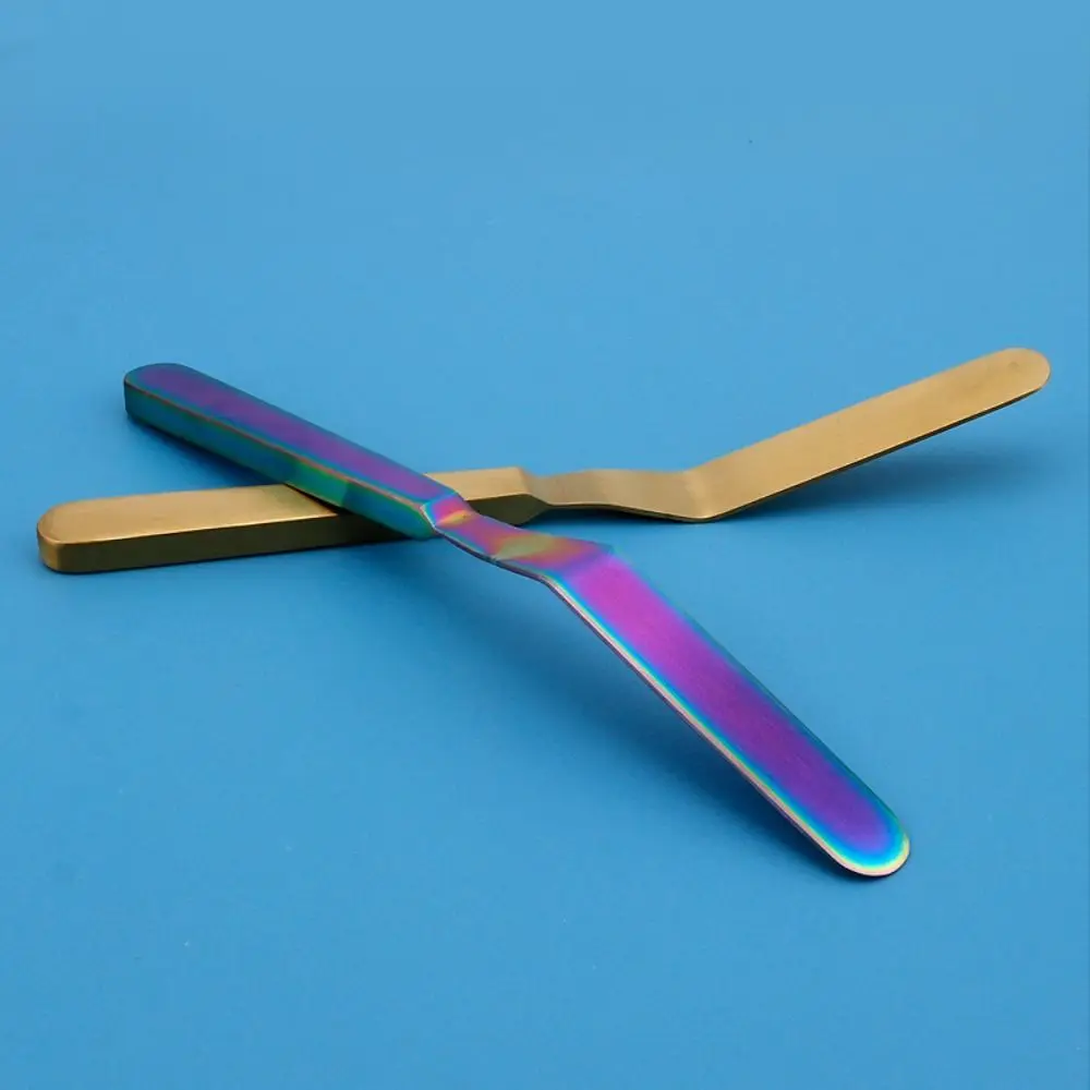 Household Stainless Steel Butter Scraper 8 Inch Rust-proof Cake Icing Spatula Comfortable Grip Jam Spreader Bread