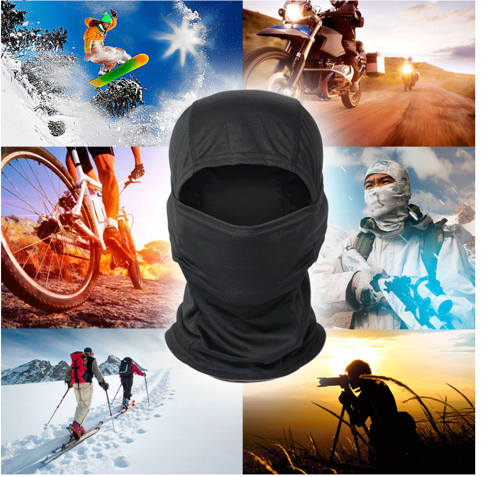 Taktische Sturmhaube Fahrrad fahren wind dicht Voll abdeckung Outdoor Jagd Wander kopf warmen Schild Ski schal – Detail 1