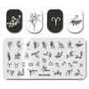 For Nail Stamp MouTeen051 Constellatory Star Nail Stamping Plates Manicure Set For Nail Art Stamper 3