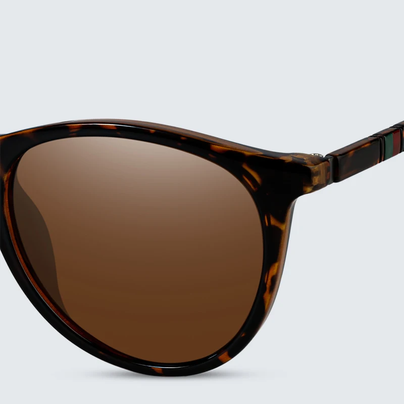 Ravenisa Polarisierte Sonnenbrille für Damen, Markendesign, Rahmen, modische Sonnenbrille, Rosa, UV400 – Detail 10