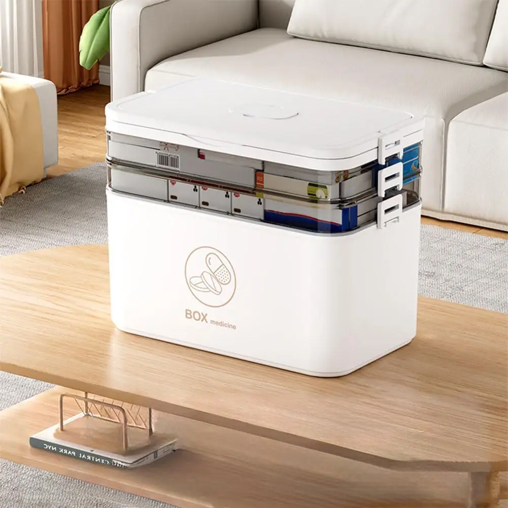 Large Portable Medicine Box 2