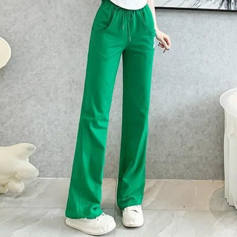 Drawstring Womens Pants Sports Clothing Jogging Sweatpants Fitness