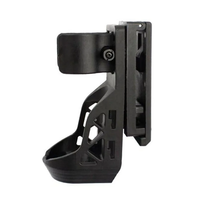 360&deg; Rotating Plastic Torch Set Quick Unplug Flashlight Holster Lever Side Lock System Set General Torch