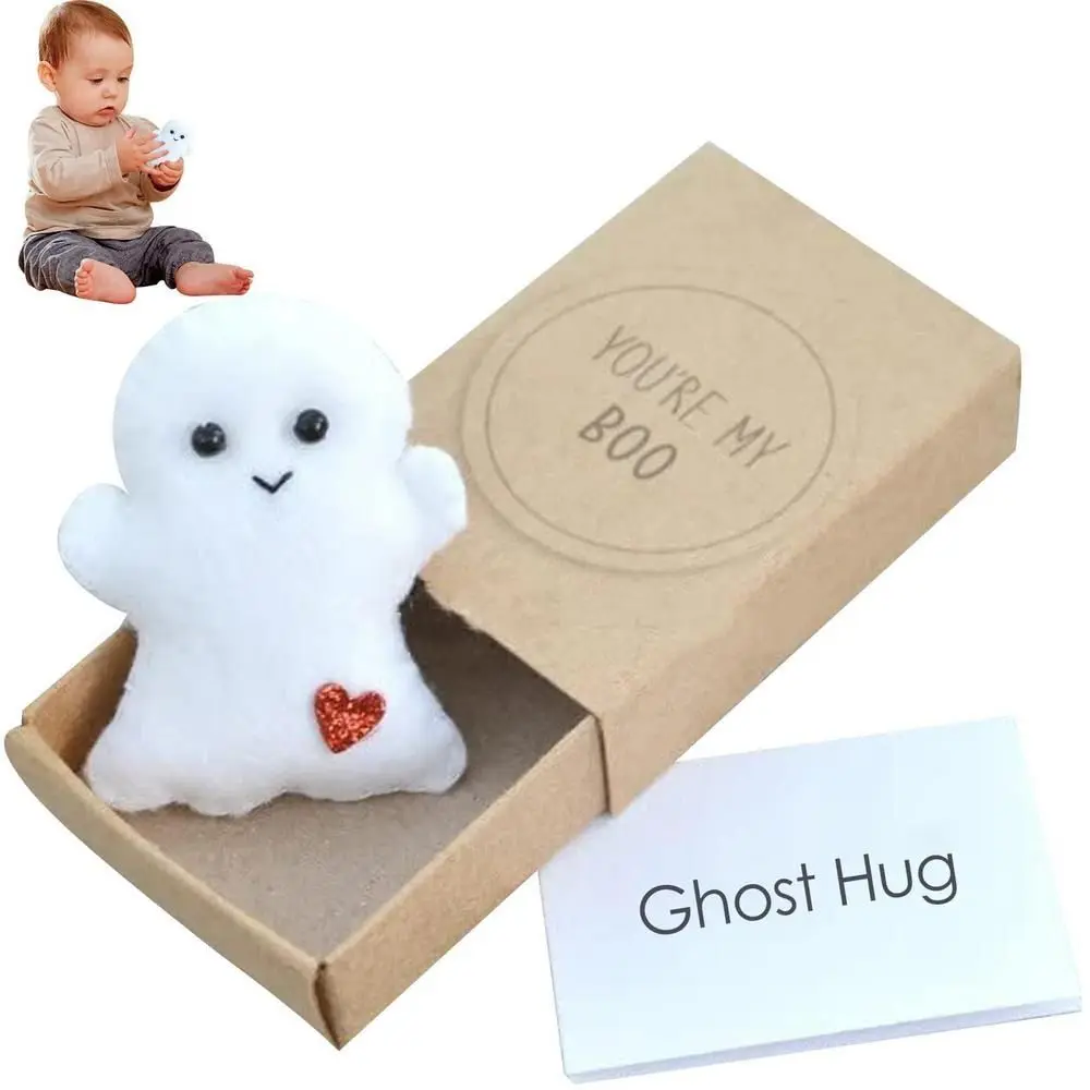 

Love Hugs Ghost Doll Funny Plush Mini Matchbox Gifts Little Ghost Child Toy Festival