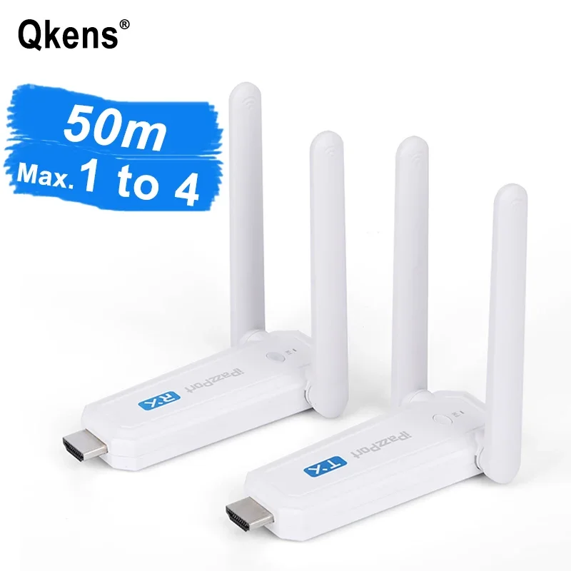 1080P 50M Wireless Hdmi Extender Audio Video Display Meeting Screen Condividi Trasmettitore Ricevitore Per Fotocamera Dvd Pc A Tv Monitor