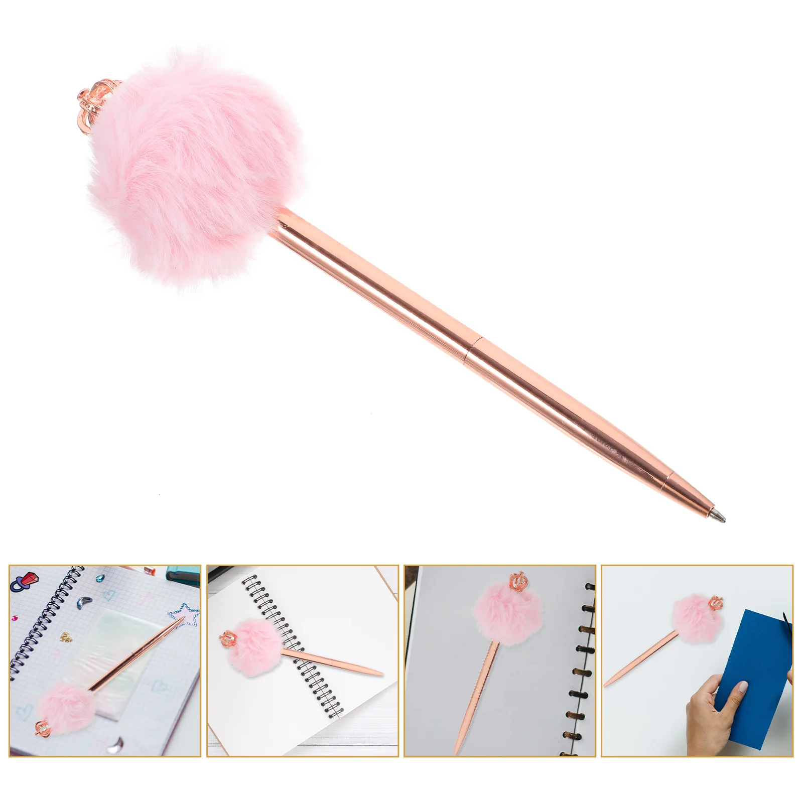 

Pen Cute Ballpoint Writing Point Ballpoint Pens Lifelike Plush Novelty Decor Office Desk Decorations