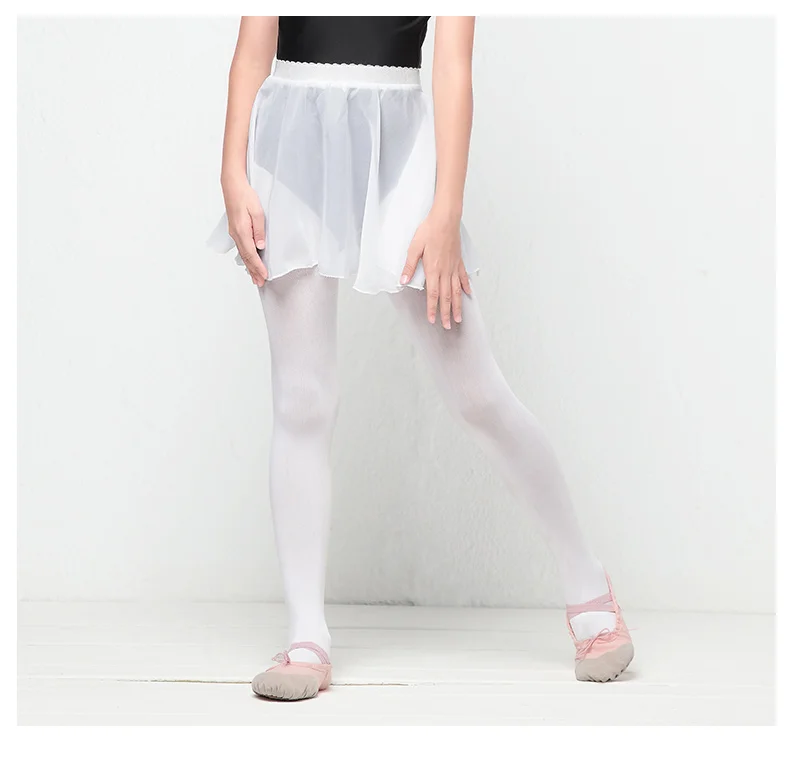 Mädchen Ballettrock Kinder Tanz Tutu Chiffon Übungsrock für Mädchen Gummibänder Taille – Detail 8