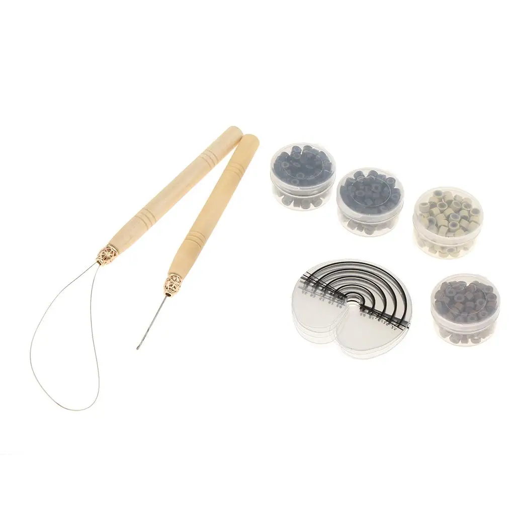 Hair Extensions Loop Hook Silicone Micro Bead