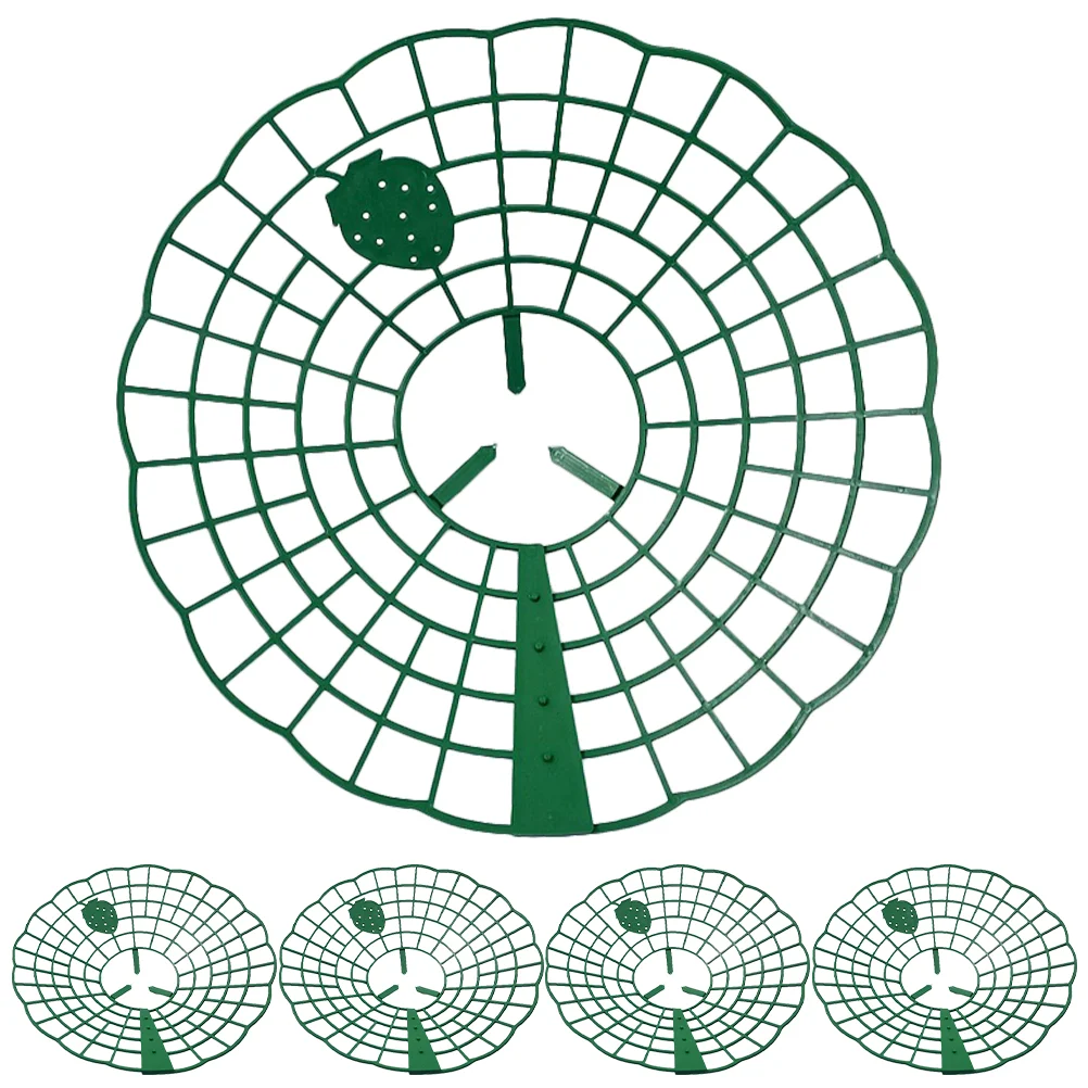 

5 Pcs Garden Stand Plant Support Rack Climbing Bracket Bonsai to Cage Plastic Hanging Strawberry Planter Supports