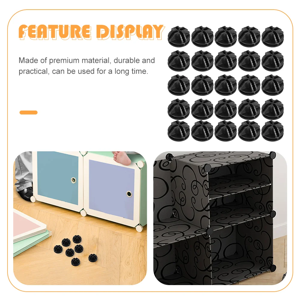 30 Pcs Closet Buckle Cabinet Buckle Shoe Cabinet Connecting Fixed Durable Closet Buckles Storage Hardware Wardrobe closet buckles