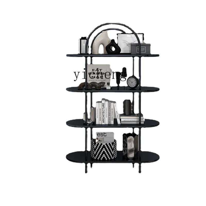 

ZC Nordic Multi-Layer Arch Shelf Bookshelf Living Room Display Rack