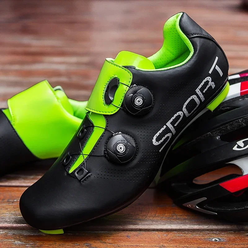 Cycling Shoes Unisex Cycling Sneaker Road Mountain Bike Racing Cleats Shoes Non-slip Men Mountain Bicycle Flat Sneakers Cycling Shoes for Men