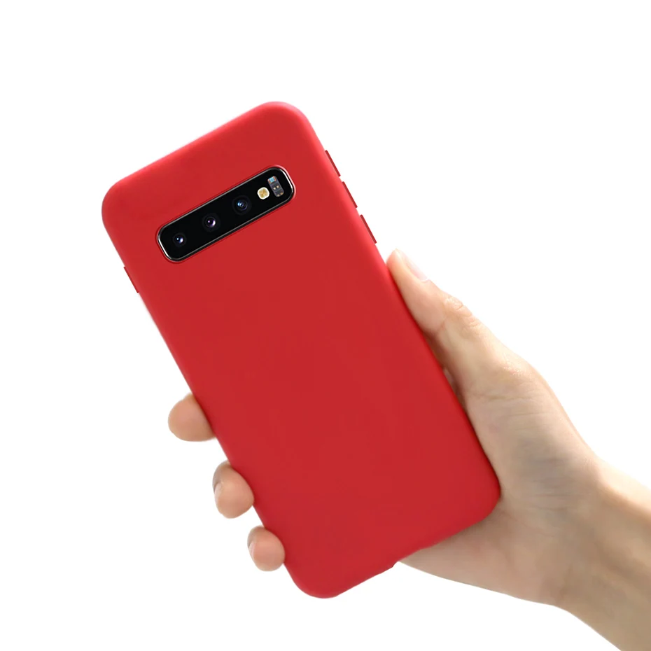 Colorful Silicone Phone Case with Soft TPU Back Cover