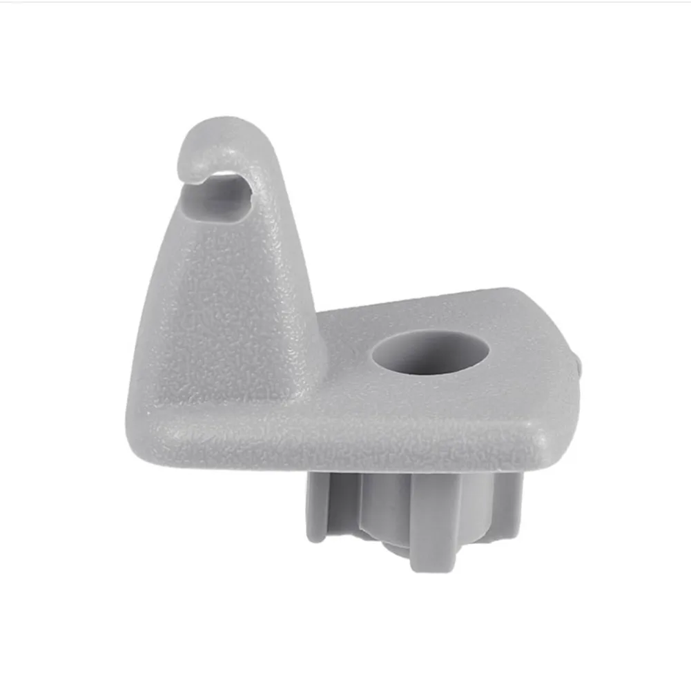 2pcs Car Visor Hook Clips Gray Sun Visor Support Clip Retainer Bracket Hook For Chrysler 300 For Dodge Charger