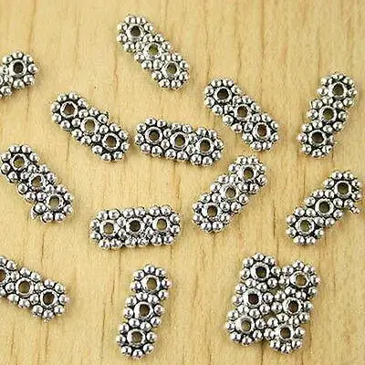

60 шт., бусины 3 в 1 из тибетского серебра 12,7x5,5 мм, отверстие: 1,4 мм, H2793