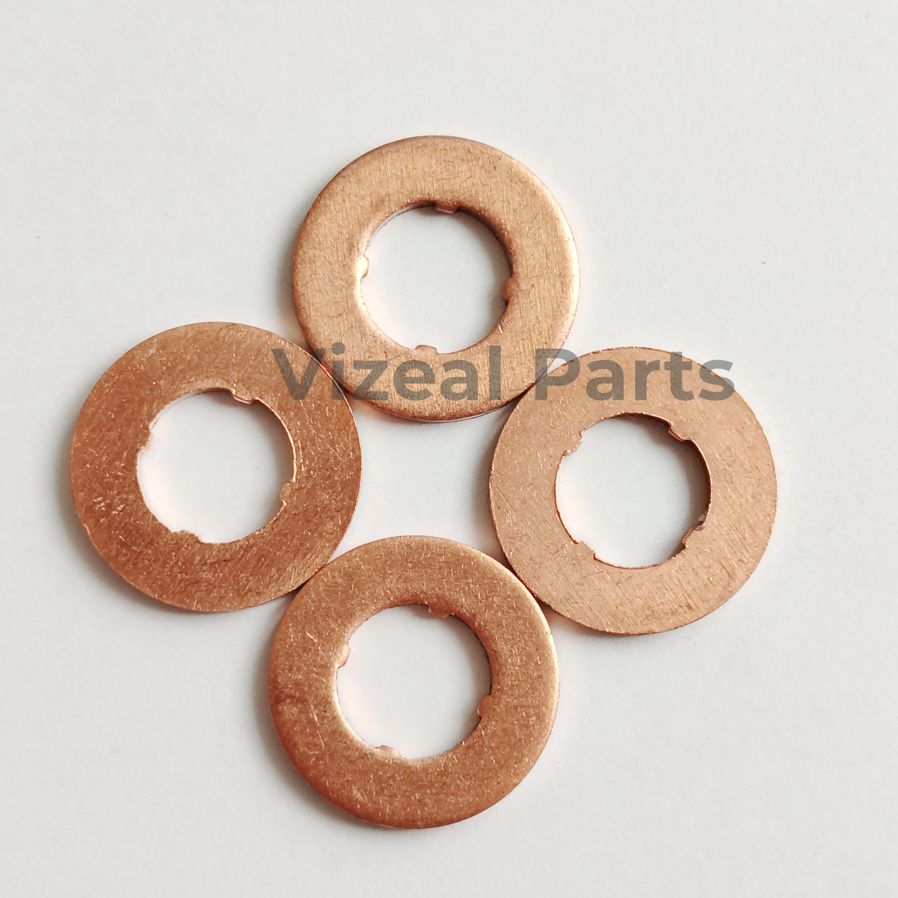20PCS/50PCS/100PCS Fuel Injector Seal Ring Shims F00VP01004 33818-3A000 059130519 Gasket Copper Washer For Audi VW Skoda HYUNDAI