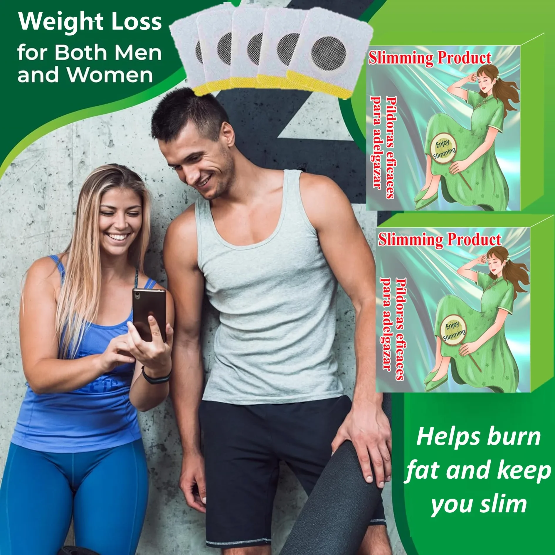 Loss Weight Fast Slimming Products Body Belly Detox Navel Thigh Muscle Arm Slim