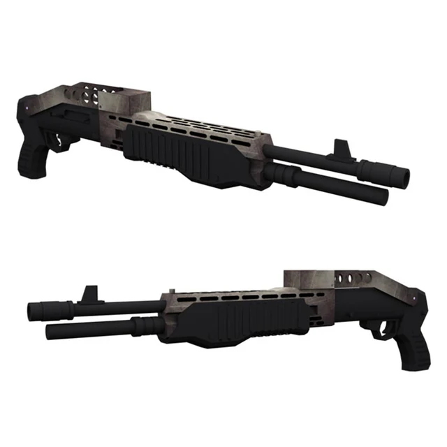 Violence Shotgun SPAS-12  Handmade DIY 3D Paper Model Can Not Launch Papercraft 1