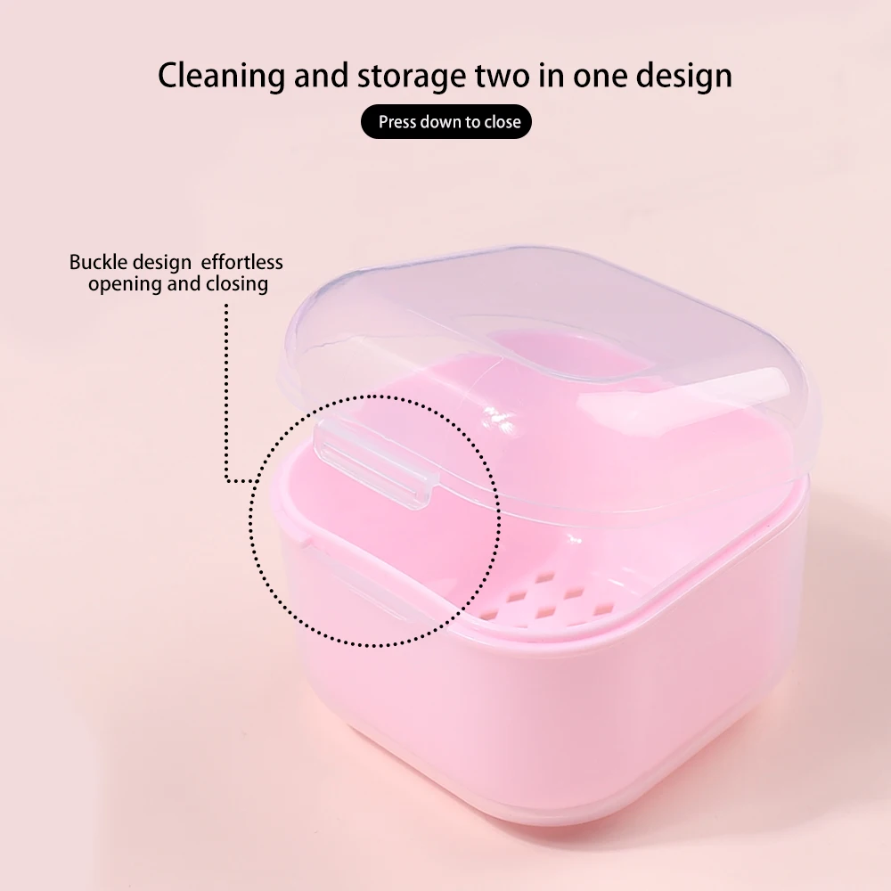 Nail Art Tools Nail Drill Bit Nail Drill Bits Nail Manicure Tools Nail Manicure Accessories Nail Storage Box Nail Art Drill Bits Grinding Head Sterilizer Disinfection Box Nail Tool Cleaning Box Manicure Storage Case Clipper Accessories