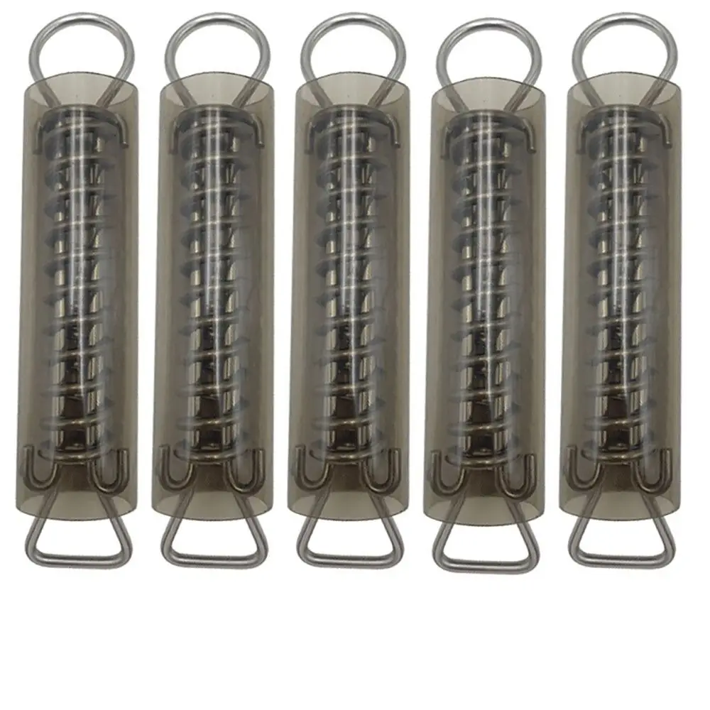 

5pcs Stainless Steel Pool Spring Sleeve Winter Safety Swimming Pool Spring Protector Durable Protective Sleeves