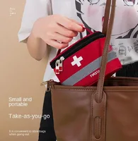 Портативный набор первой помощи для улицы, сумка для хранения лекарств, спасательная сумка, Домашний Детский вместительный медицинский набор, органайзер для хранения — изображение 6