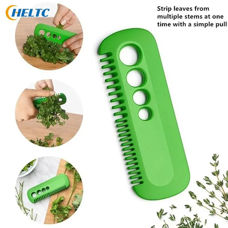 Kitchen Vegetable Leaf Peeler Herb And Kale Stripping Comb Multi-Function Gadget Leaf Remover 1PCS fruit vegetable peeler vegetable stripper