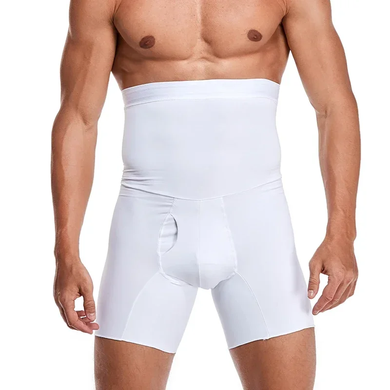 Body Shaper Muscle Shaper Waist Trainer Customizable Compression Shorts Men Tummy Control Shorts