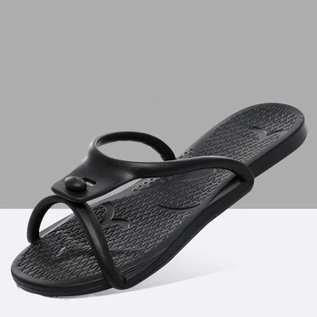 New Summer Folding Flip-Flops Business Trips Travel Portable Lightweight EVA Slippers Soft Bottom Beach Couple Slide Sandals - Image 1